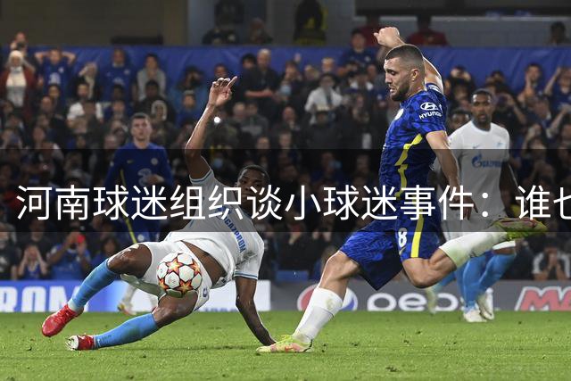 河南球迷组织谈小球迷事件：谁也不知道是不是有心之人的自导自演